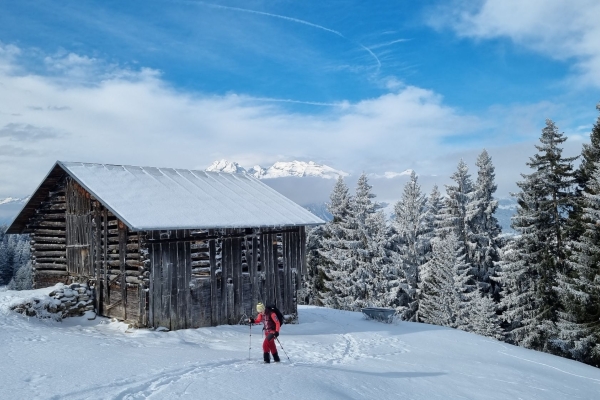 SCHNEESCHUHWEEKEND In der Surselva-Obersaxen
